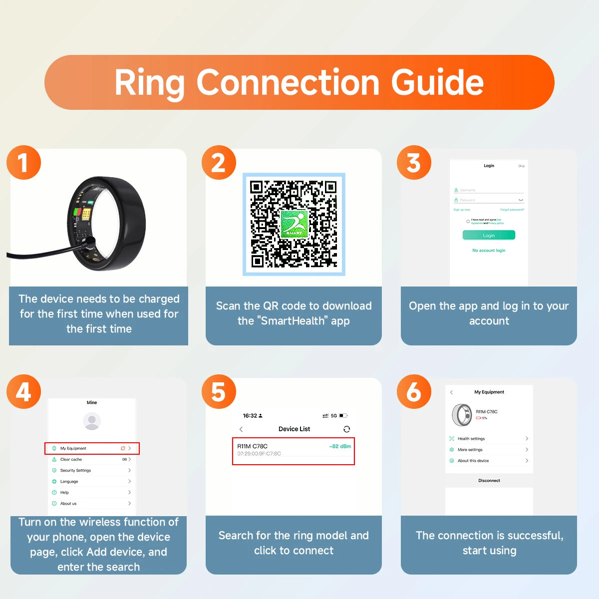SIMSONLAB RC20 Smart Ring