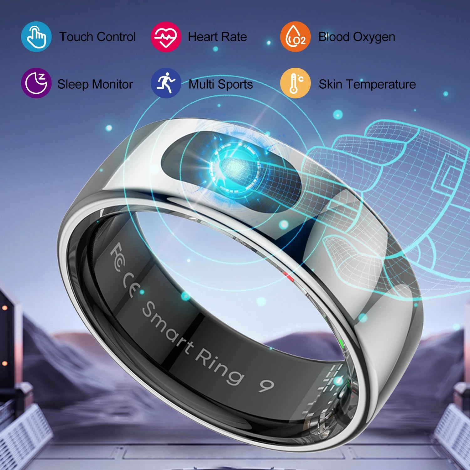 Uhoofit R08 Smart Ring