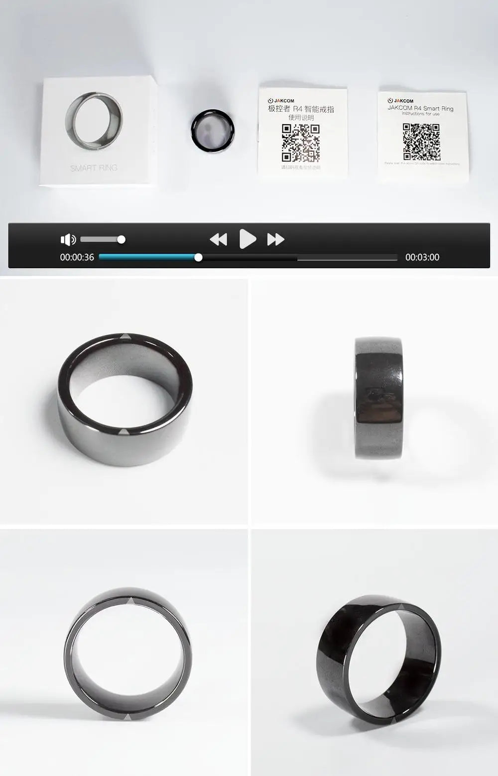 New Smart Ring NFC Wear Jakcom R4 New technology Magic Finger Smart NFC Ring For IOS Android Windows NFC Mobile Phone