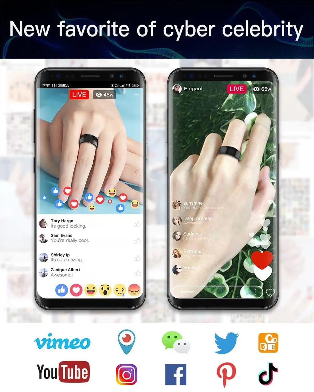 New Smart Ring NFC Wear Jakcom R4 New technology Magic Finger Smart NFC Ring For IOS Android Windows NFC Mobile Phone