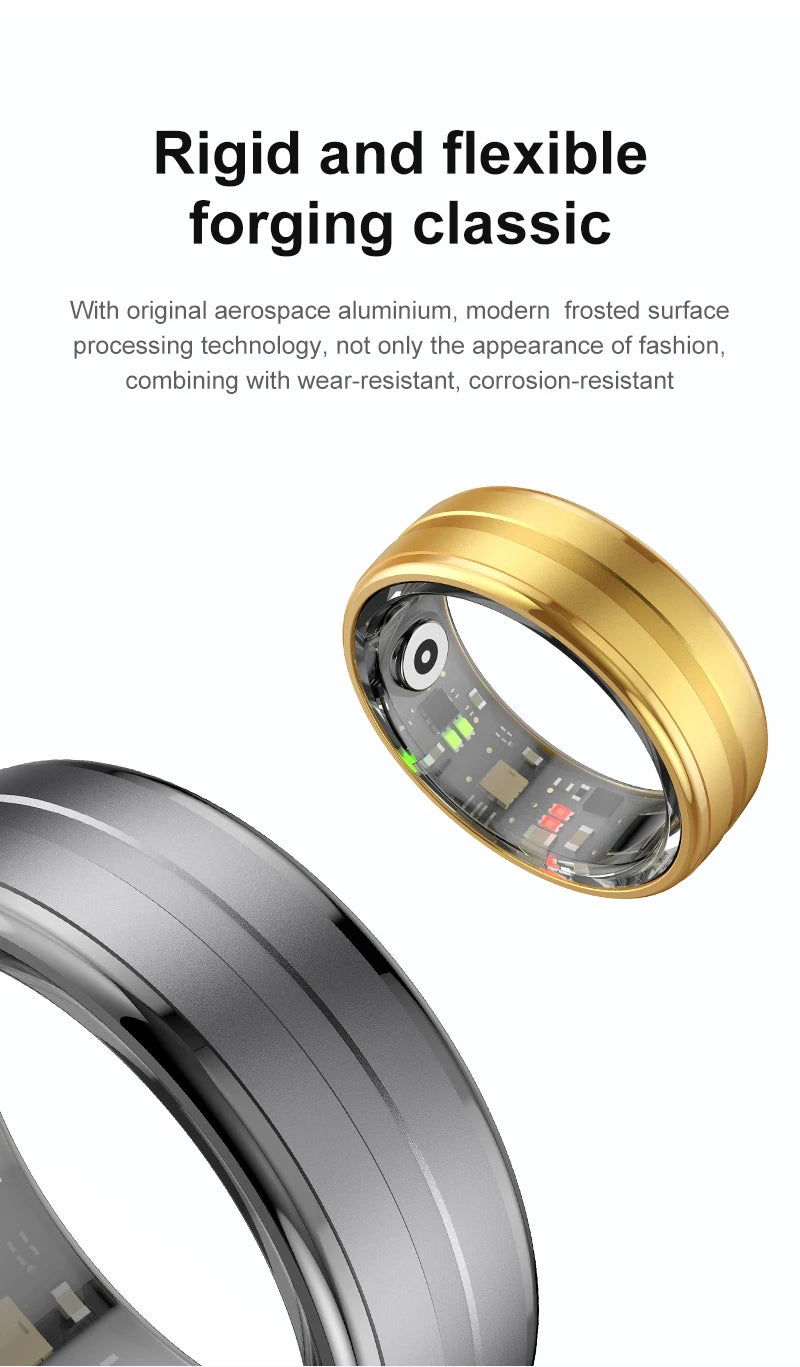 Smart Ring 2024 R06 Health Monitor  Blood Pressure Sleep Heart Rate Waterproof Smart Rings Multiple sports modes For Xiaomi IOS