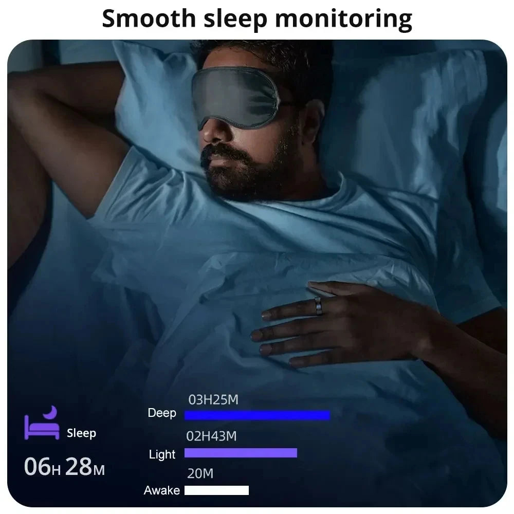 Smart Ring 2024 R06 Health Monitor  Blood Pressure Sleep Heart Rate Waterproof Smart Rings Multiple sports modes For Xiaomi IOS