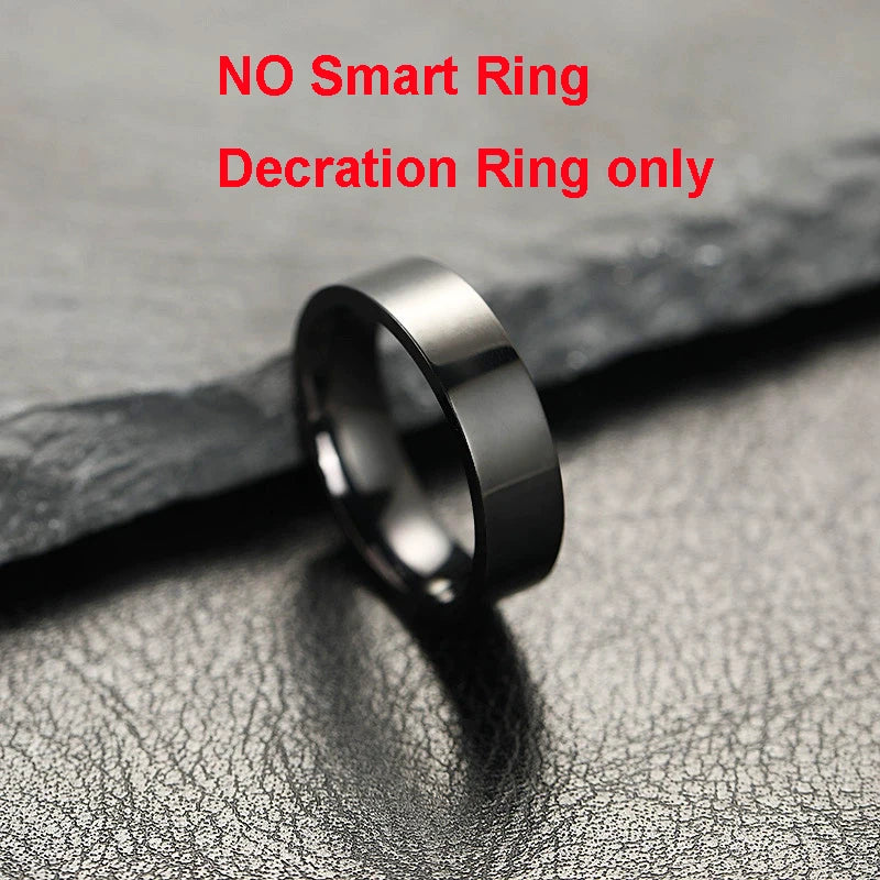 2025 New Smart Ring Men Women LED Touch Display Screen Heart Rate Blood Oxygen Monitor IP68 Waterproof Multiple Sport Mode Rings
