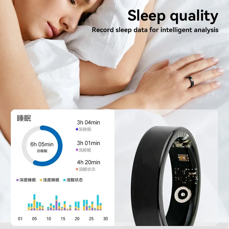 Smart Ring SR08 Multifunctional Ring Bluetooth Health Monitoring Sleep Monitoring Heart Rate Men Women Smart Ring  New 2025