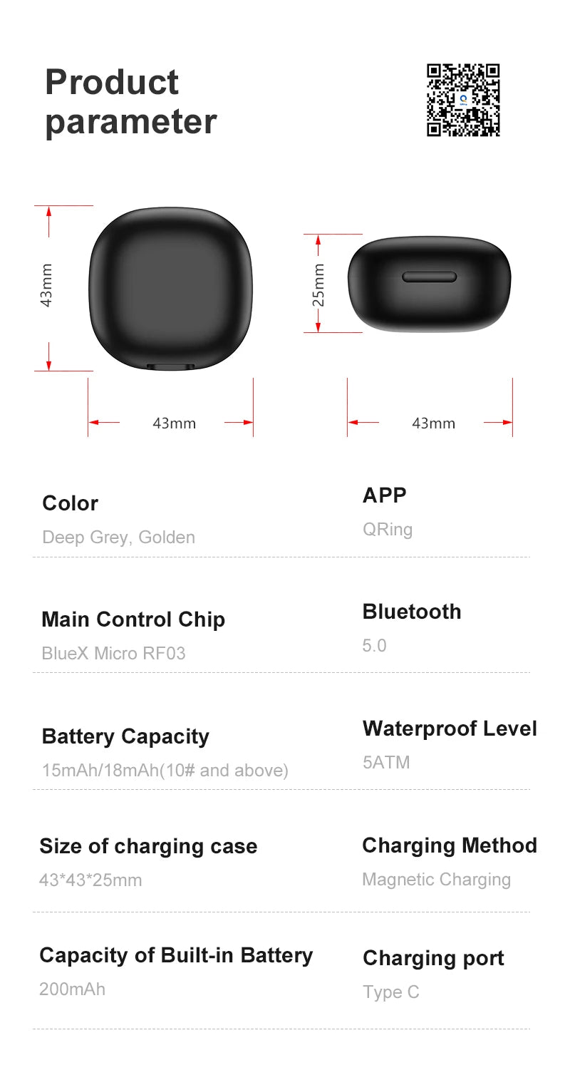 Smart Ring 2024 R06 Health Monitor  Blood Pressure Sleep Heart Rate Waterproof Smart Rings Multiple sports modes For Xiaomi IOS