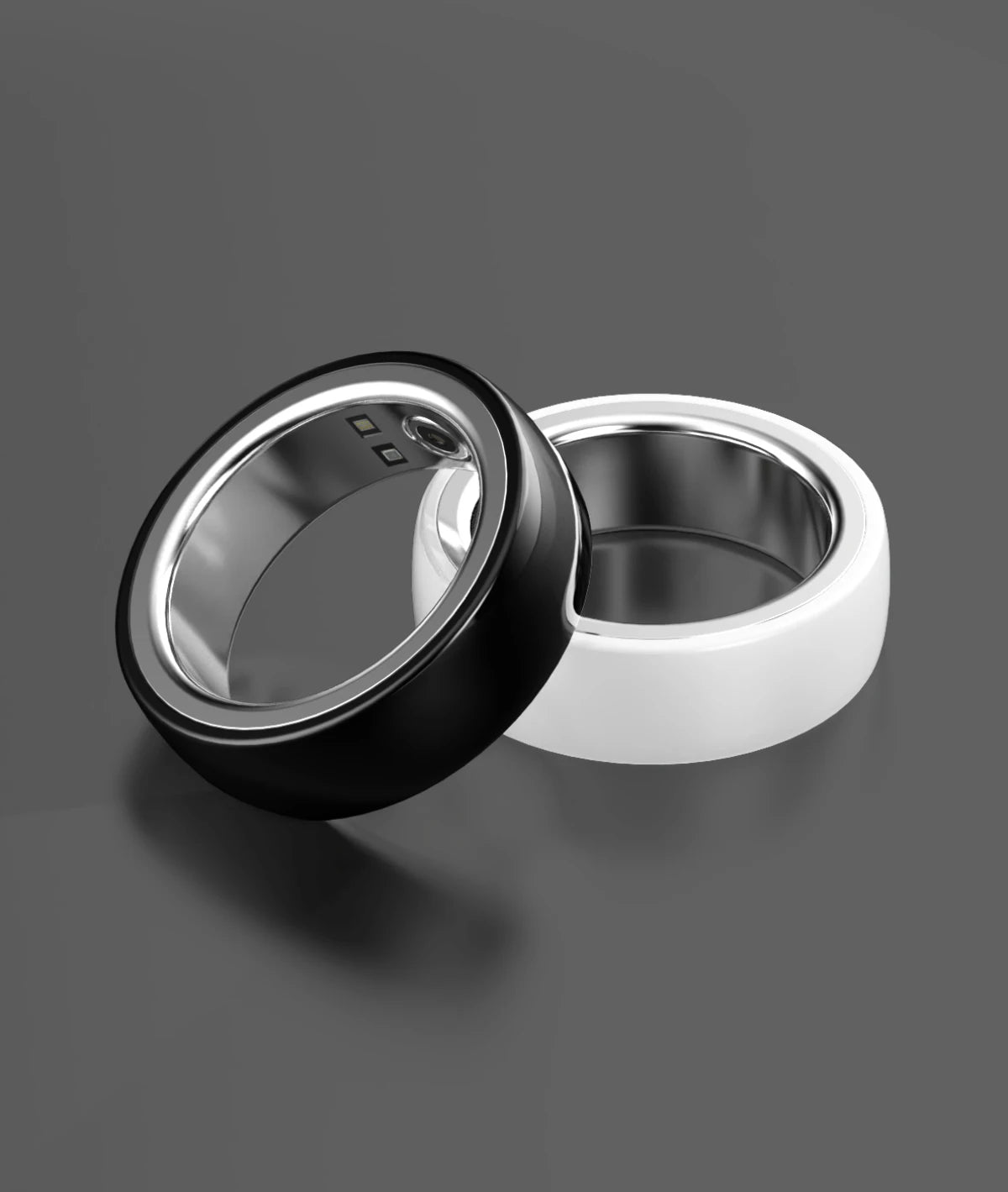 Sport Man Waterproof R08M Smart Ring Nano Ceramic Stainless Steel Rings For Heart Rate Blood Oxygen Sleep Health Fitness Monitor