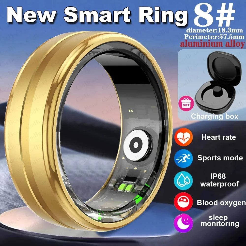 Smart Ring 2024 R06 Health Monitor  Blood Pressure Sleep Heart Rate Waterproof Smart Rings Multiple sports modes For Xiaomi IOS