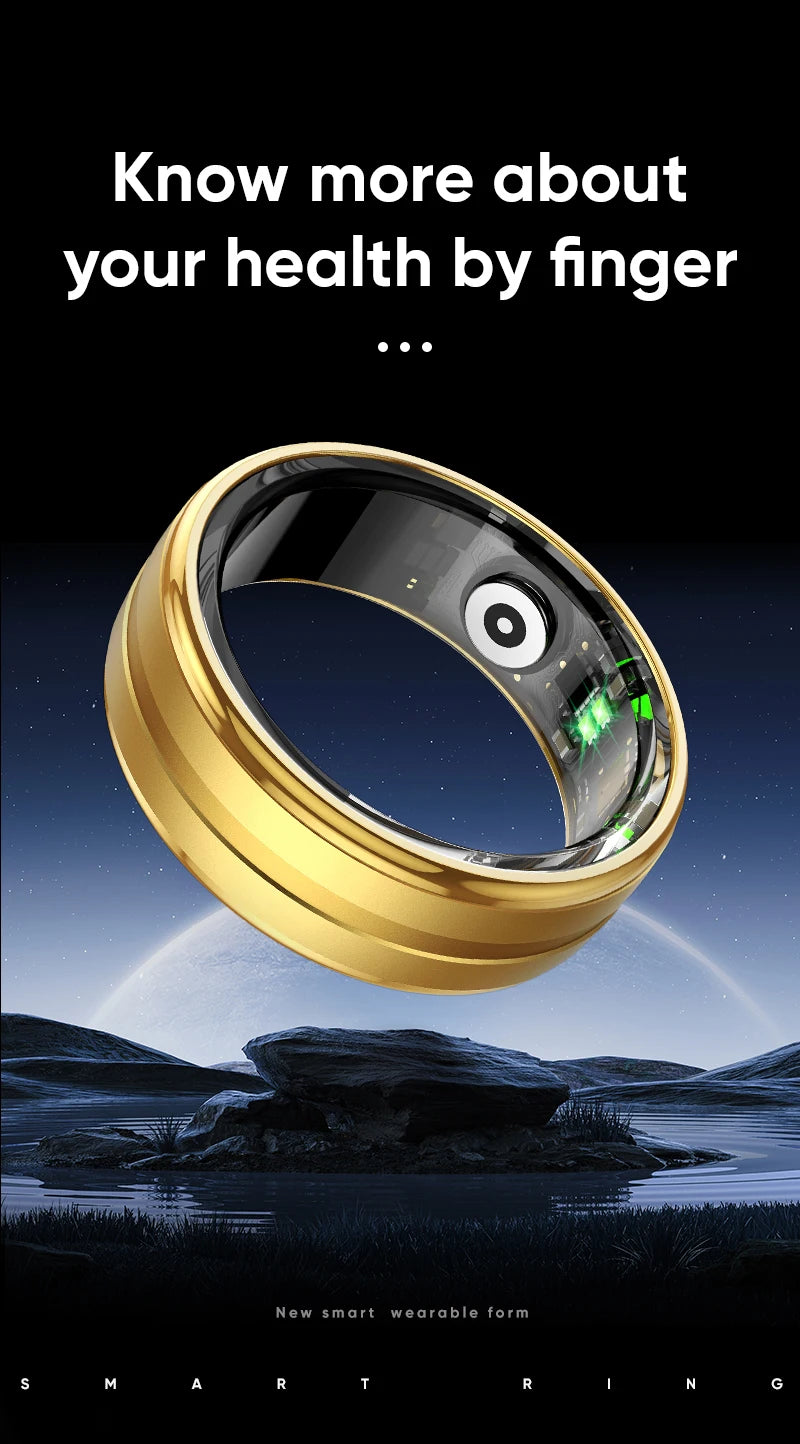 Smart Ring 2024 R06 Health Monitor  Blood Pressure Sleep Heart Rate Waterproof Smart Rings Multiple sports modes For Xiaomi IOS