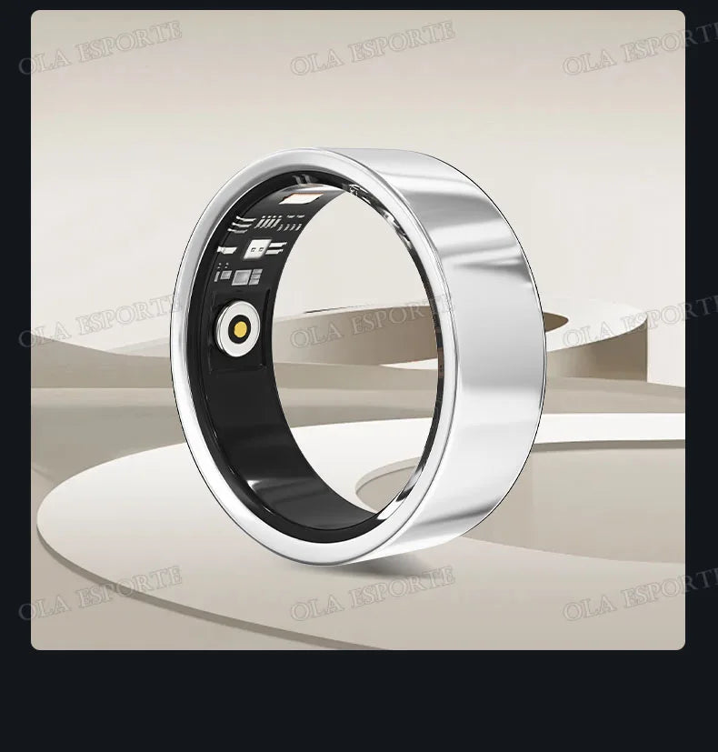 Smart Ring Men Women Health Monitor Heart Rate Blood Oxygen Sleep Ring 5ATM Waterproof Ring Multi Sports Fitness Tracker Rings