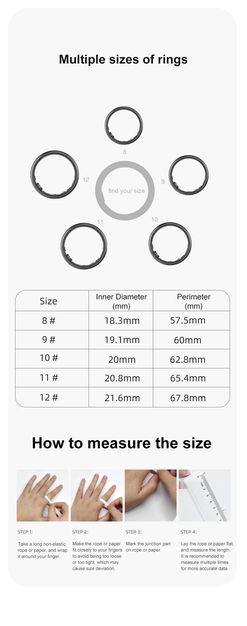 Smart Ring 2024 R06 Health Monitor  Blood Pressure Sleep Heart Rate Waterproof Smart Rings Multiple sports modes For Xiaomi IOS