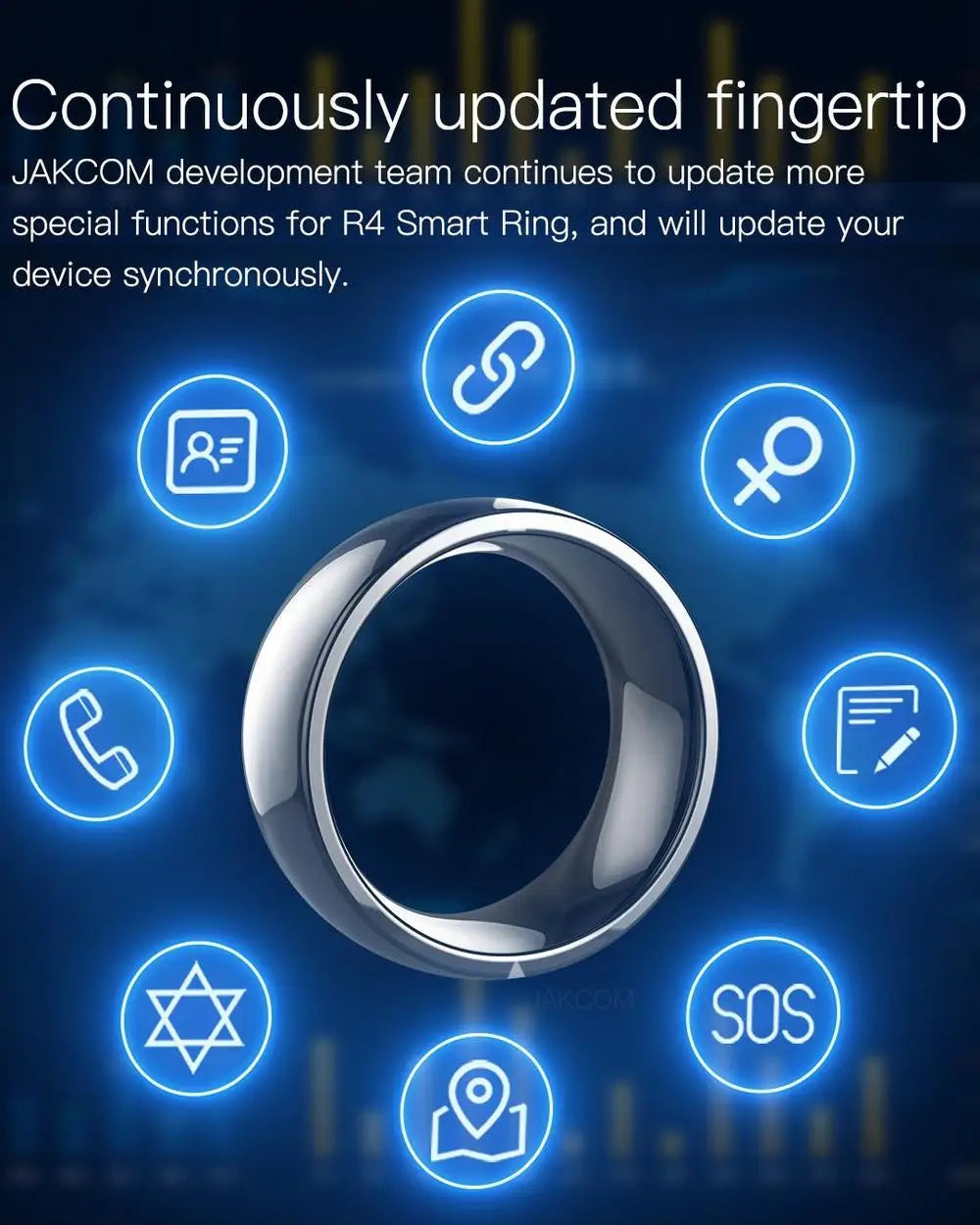 New Smart Ring NFC Wear Jakcom R4 New technology Magic Finger Smart NFC Ring For IOS Android Windows NFC Mobile Phone