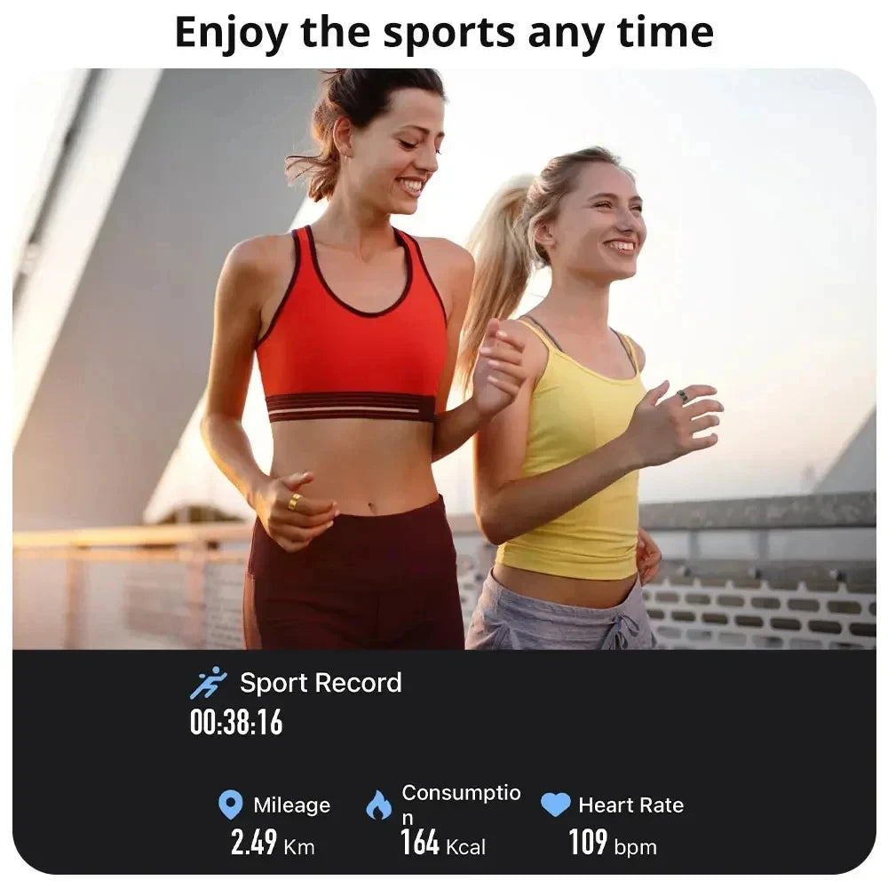 Smart Ring 2024 R06 Health Monitor  Blood Pressure Sleep Heart Rate Waterproof Smart Rings Multiple sports modes For Xiaomi IOS